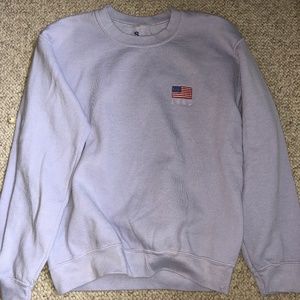 light blue urban outfitters sweatshirt